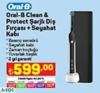 ORAL B ŞARJLI DİŞ FİRÇASI